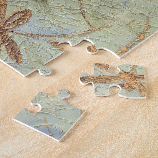 Puzzle Or de danse de libellule (Côté)