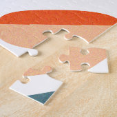 Puzzle Or noir Tourbillon abstrait Moderne Lune (Côté)