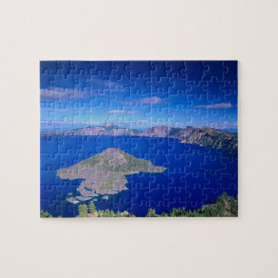 Puzzle OR, parc national de Crater Lake, île et cratère d