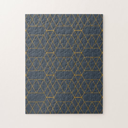 Puzzle Or, simple, moderne, cool, lignes tendance géométr (Vertical)