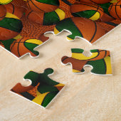 Puzzle or vert basketball filles garçons équipe couleurs (Côté)
