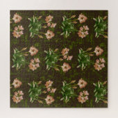 Puzzle Orange Amaryllis Floral (Horizontal)