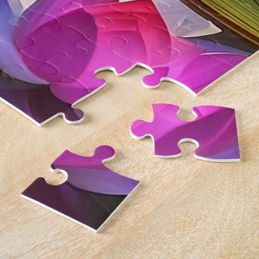 Puzzle Orange Billed White Heron Imaginaire Bird (Côté)