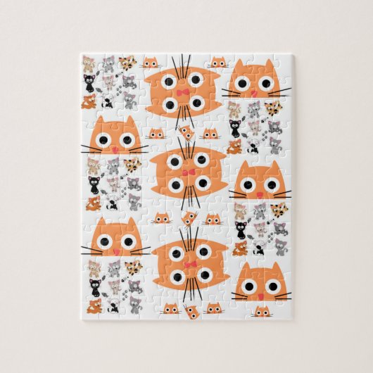 Puzzle Orange Cats (Vertical)