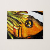 Puzzle Orange Clown Poisson aquarelle peinture d'art orig (Horizontal)