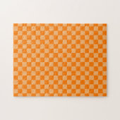 Puzzle Orange Combination Checkerboard par Shirley Taylor (Horizontal)