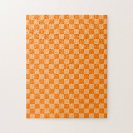 Puzzle Orange Combination Checkerboard par Shirley Taylor (Vertical)