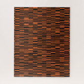 Puzzle Orange, cool, tendance, art graphique géométrique  (Vertical)