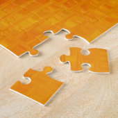 Puzzle Orange de mosaïque Abstraite : brillant (Côté)