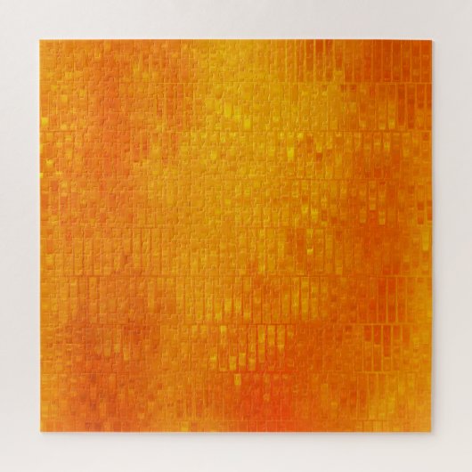 Puzzle Orange de mosaïque Abstraite : brillant (Vertical)