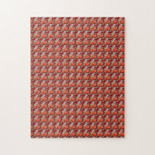 Puzzle Orange Diamant Gemstone Art, Orange