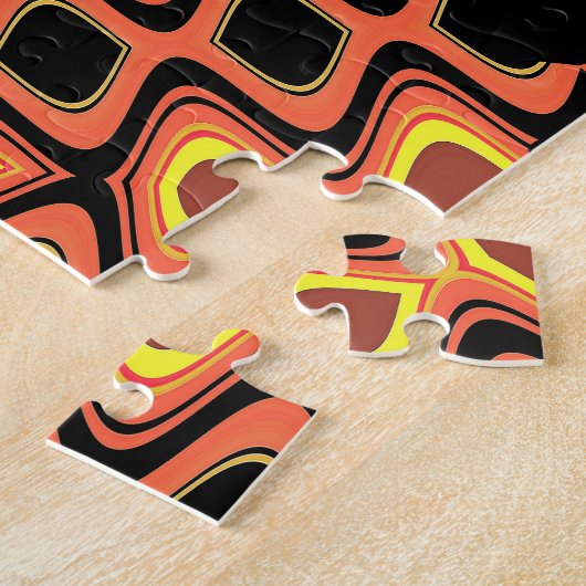 PUZZLE ORANGE DU SOLEIL (Côté)