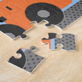 Puzzle Orange Dumb Art numérique de camion (Côté)