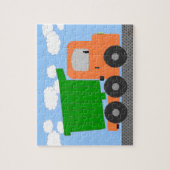 Puzzle Orange Dumb Art numérique de camion (Vertical)