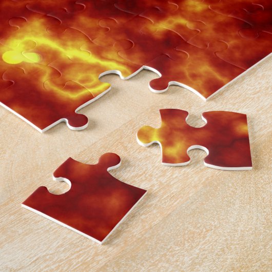 Puzzle Orange et jaune (Côté)