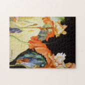 Puzzle orange et jaune en iris (Horizontal)