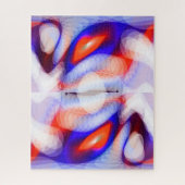 Puzzle Orange festif lumières de Noël art (Vertical)