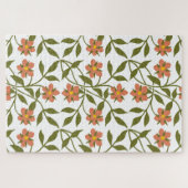 PUZZLE ORANGE FLEURS (Horizontal)