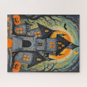 Puzzle Orange Glow Castle Jigsaw (Horizontal)