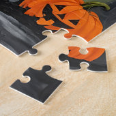 Puzzle Orange Glow Castle Jigsaw (Côté)