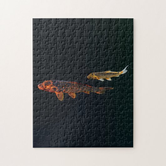Puzzle Orange Koi et Gold Koi (Vertical)