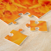 Puzzle Orange Marigold Mandala (Côté)