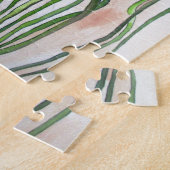 Puzzle Orange Populaires fleurs aquarelle peinture (Côté)