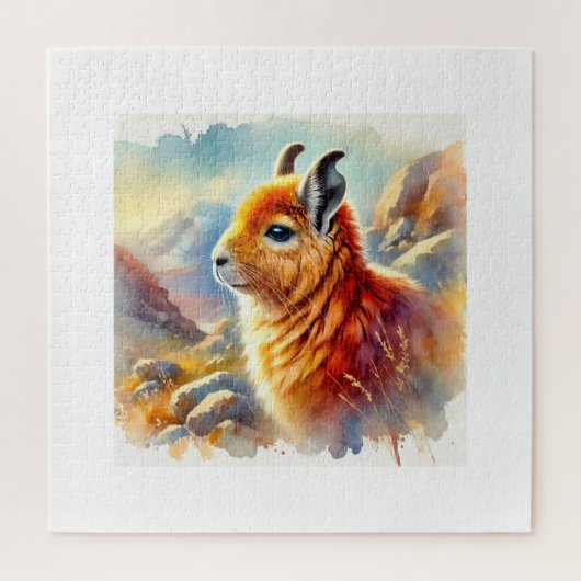 Puzzle Orange Rock Viscacha 270824AREF117 - Watercolor (Vertical)