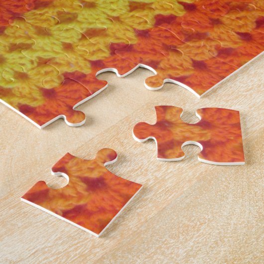 Puzzle - Orange Shells en Crochet (Côté)