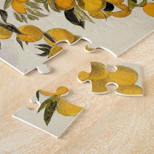 Puzzle Orange Trees, 1863 (w/c, stylo et encre sur graphi (Côté)