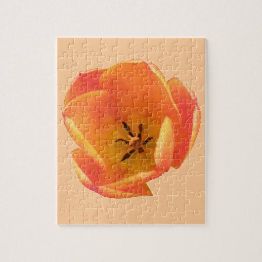 Puzzle Orange Tulip (Vertical)