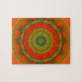 Puzzle Orange Twirl (Horizontal)