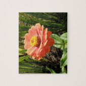 Puzzle Orange Zinnia (Vertical)