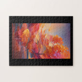 Puzzle Oranger rose doré des arbres de automne (Horizontal)