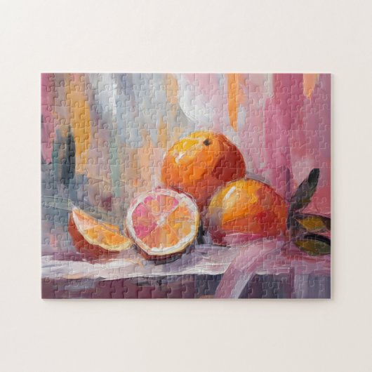 Puzzle Oranges Encore Vie Moderne Impressionniste Art (Horizontal)