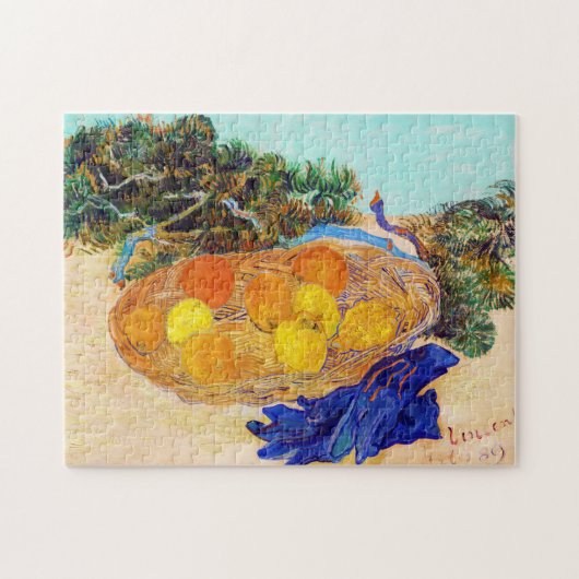 Puzzle Oranges et citrons avec gants bleus, Van Gogh (Horizontal)