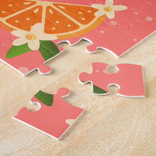 Puzzle Oranges et fleurs d'oranges (Côté)