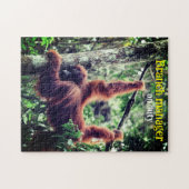 Puzzle Orangoutan suspendu dans l'arbre (Horizontal)