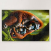 Puzzle Orangutan avec bébé (Horizontal)
