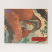 Puzzle Orangutan, Sage of Trees - Japanese Art (Horizontal)