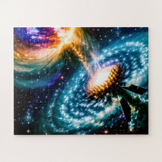 Puzzle Orbite brisée galactique Dimensionner le monde spa (Horizontal)