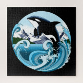 Puzzle Orca Killer Whale Blue Ocean (Vertical)