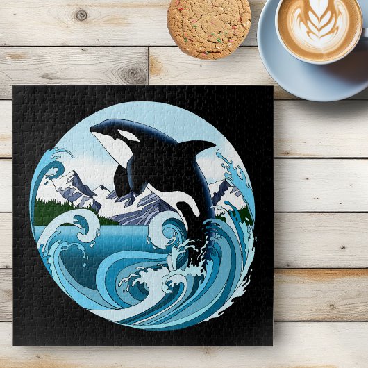 Puzzle Orca Killer Whale Blue Ocean