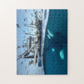 Puzzle Orca Killer Whale Commerce Bateau de pêche Océan (Vertical)