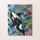 Puzzle Orca Whale (Vertical)