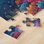 Puzzle Orca Whale Coral Reef Underwater Art (Côté)