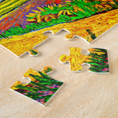 Puzzle Orchard Bordé par Cyprès Vincent Van Gogh (Côté)