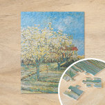 Puzzle Orchard en fleurs | Vincent Van Gogh<br><div class="desc">Orchard à Blossom (1888) de l'artiste post-impressionniste néerlandais Vincent Van Gogh. L'oeuvre originale est une huile sur toile représentant un paysage d'arbres à fleurs. Utilisez les outils de conception pour ajouter du texte personnalisé ou personnaliser l'image.</div>