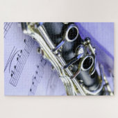 Puzzle Orchestre de musique Clarinet Sheet (Horizontal)