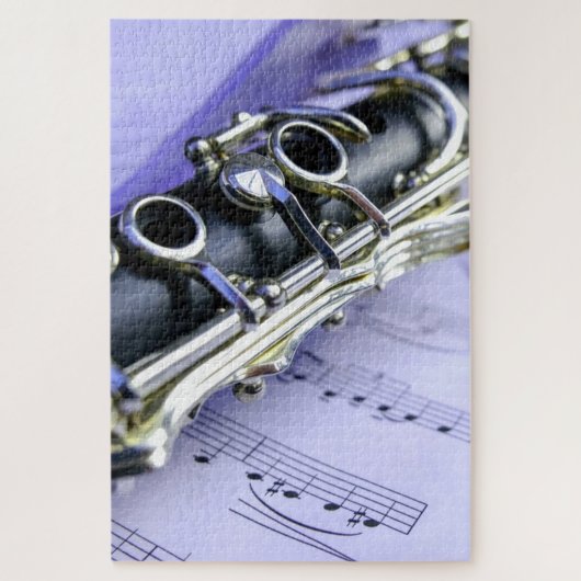 Puzzle Orchestre de musique Clarinet Sheet (Vertical)
